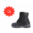 D.D. Step fekete fűzős és cipzáros bakancs W056-52456BL