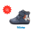 D.D. Step róka mintás, bélelt, téli, bőr, fiú bokacipő W070-52301