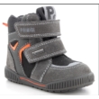 Primigi Gore-tex fekete-szürke fiú hótaposó narancssárga csíkokkal