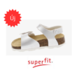 Superfit Fussbettpantoff Weiss lány szandál 1-000118-1010