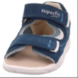 Superfit Nino kék-fehér velúrbőr fiú szandál 1-001060-8000