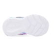 Skechers Sweetheart Lights silver/aqua ezüst/szívárványos gyerek cipő LED 