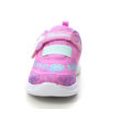 Skechers pink/multi gyerek cipő, mosógépben mosható