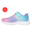Skechers szívárvány színű, vízálló, vastagabb szivacsozású sportcipő