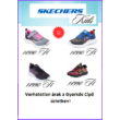 Skechers lila/szürke lány sportcipő 32, 37