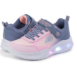 Skechers Szürke/Rózsaszínű világítós lány sportcipő LED