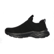 Skechers Stretch Fit, Air-cooled Memory Foam fekete, mosógépben mosható, léghűtéses memória habos, rugalmas illeszkedést biztosító cipő