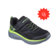 Skechers fekete/zöld fiú sportcipő