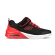 Skechers Microspec Max piros/fekete gyerekcipő 