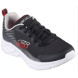 Skechers Microspec szürke-piros-fekete fiú sportcipő