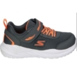 Sárga gumis díszfűzős szürke Skechers fiú cipő 22, 23 méretben