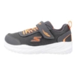 Sárga gumis díszfűzős szürke Skechers fiú cipő 22, 23 méretben