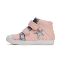 Magasszárú D.D. Step bőr barack zárt cipő ezüst csillaggal 30 méretben