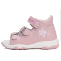 D.D. Step Pink csillagos zárt kérgű bőr lány szandál