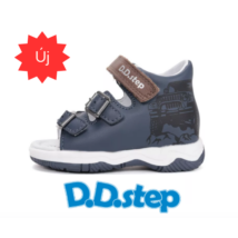D.D. Step Royal Blue fiú szandál autó mintával G103-61700A 