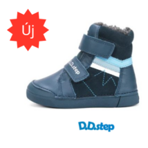 D.D. Step Royal Blue, fiú, bélelt, téli bakancs