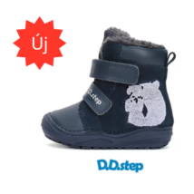 D.D. Step jegesmacis, fiú, bőr, bélelt, téli bakancs W071-52346A