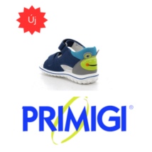 Primigi Nabuk Bluette-Grigio Fiú szandál béka mintás 1364200