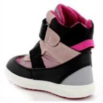 Primigi, lány, bélelt, pink-szürke-fekete bakancs