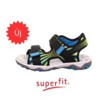 Superfit Mike 3.0 zöld-kék oldalt csíkos fiú szandál 1-009465-0010