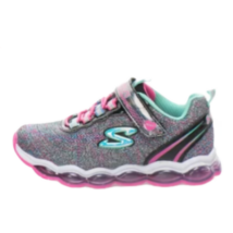 Skechers ezüst világítós lány cipő Az augusztusi akció csak az internetes vásárlás esetén érhető el!