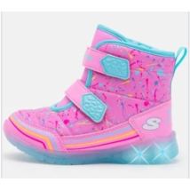 Skechers pink LED-es téli bakancs