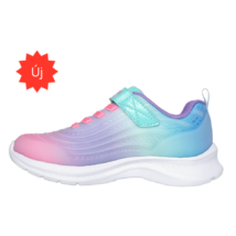 Skechers szívárvány színű, vízálló, vastagabb szivacsozású sportcipő