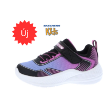 Skechers fekete/multi lány sportcipő 303657/BKMT 