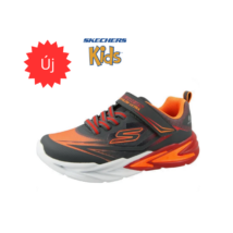 Skechers  'FLEX-GLOW ULTRA' antracit/narancs fiú sportcipő LED 400139L/CCRD