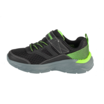 Skechers fekete/zöld fiú sportcipő