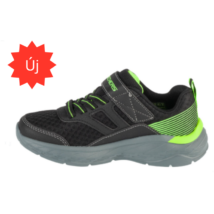 Skechers fekete/zöld fiú sportcipő