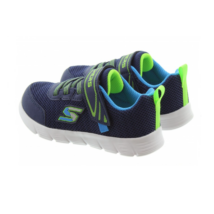 Skechers Comfy Flex navy/lime fiú cipő