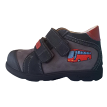 Szamos Kids szürke/kék/piros SZUPINÁLT cipő