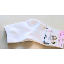 Fehér zokni uniszex tornaórára 27-30