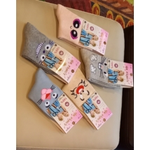 Mr Pamut lány bokazokni 100% pamut orrvarrás nélküli 2. színkombináció