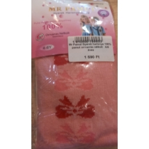 Mr Pamut orrvarrás nélküli lány harisnya 4-6 éveseknek 3. szín sok masnis mintás