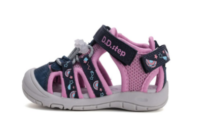 D.D. Step Mauve Quick Dry (gyorsan száradó) lány szandálcipő