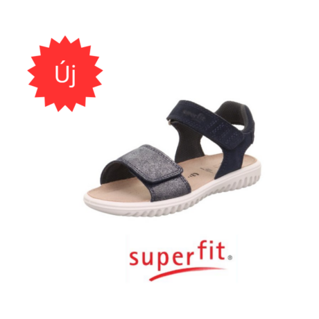 Superfit Sparkle sötétkék csillogós lány szandál 1-009017-8000 