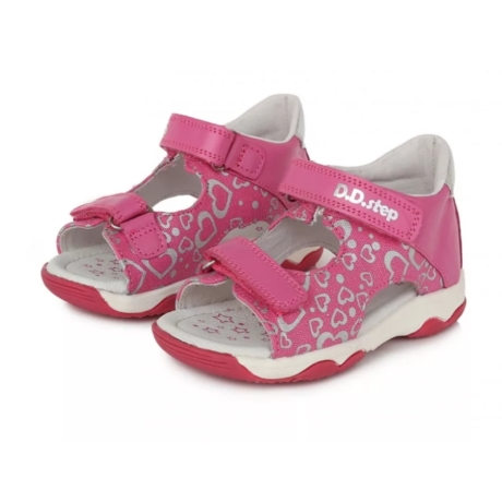 D.D. Step Dark Pink lány szandál 20, 21, 22 méretben 