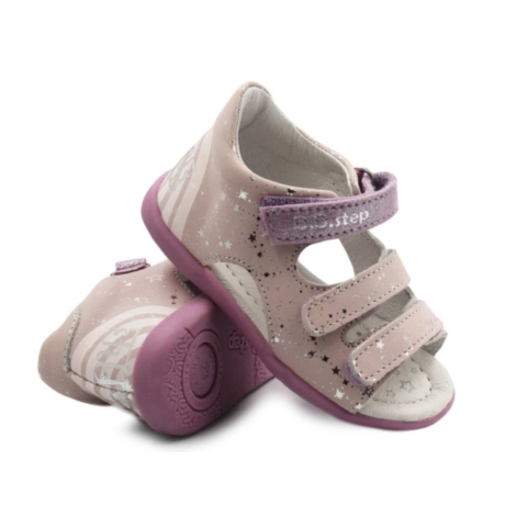D.D.Step Mauve uv-reaktív csillogós lány szandál
