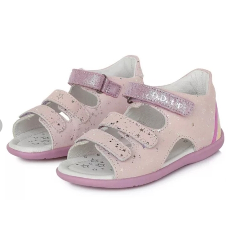 D.D.Step Mauve uv-reaktív csillogós lány szandál