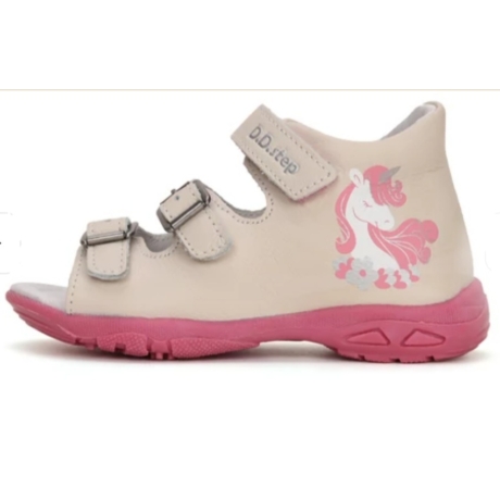 D.D. Step White unikornisos lány szandál 