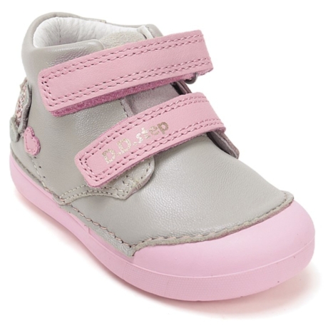 D.D. Step Dove Grey Kislány Első lépés, zárt cipő S066-61412B