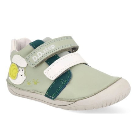 D.D. Step Mocha Fiú cipő, csiga mintás Barefoot S070-61995B