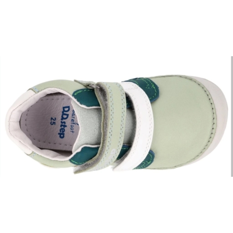 D.D. Step Mocha Fiú cipő, csiga mintás Barefoot S070-61995B