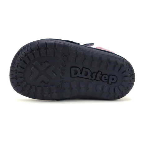 D.D. Step Barefoot-mezítlábas tavaszi-őszi lány cipő bagoly mintával S070-626594A