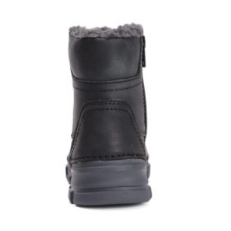 D.D. Step fekete fűzős és cipzáros bakancs W056-52456BL