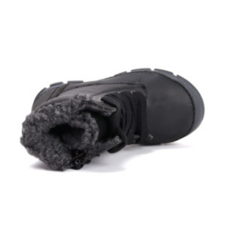 D.D. Step fekete fűzős és cipzáros bakancs W056-52456BL