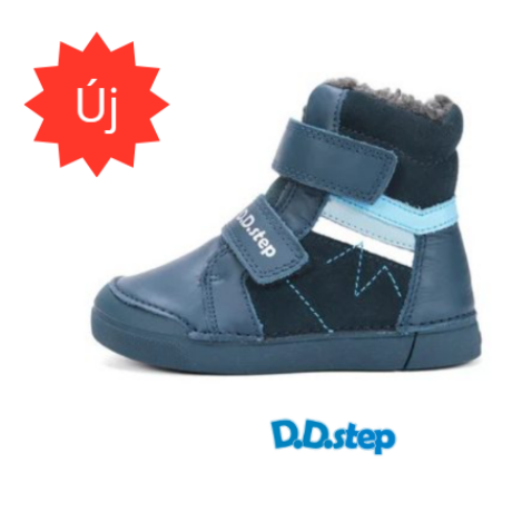 D.D. Step Royal Blue, fiú, bélelt, téli bakancs
