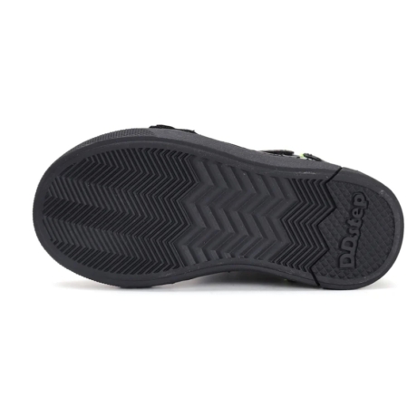 D.D. Step Black bélelt fiú bakancs